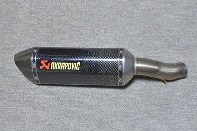 Akrapovic Carbon Slip-On Muffler Kawasaki Ninja ZX-6R 636 2009-