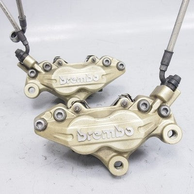 Ducati Genuine Brembo 4-Pot Front Brake Caliper Pair 65mm
