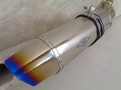 Aruz R's Gear GP Spec Honda CBR400R NC56 Slip-On Titanium Muffler JMCA