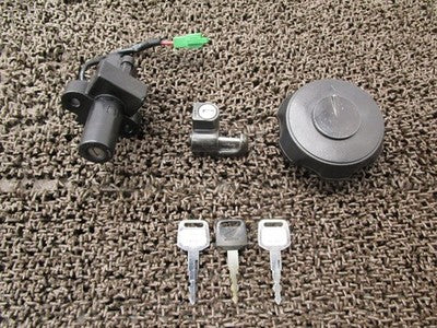 Honda XLR125R Main Ignition Key Set Tank Cap JD16 JD09E Carb