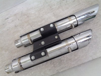 Vance & Hines Twin Slash Slip-On Muffler Harley-Davidson Softail FLSTN FLSTSB