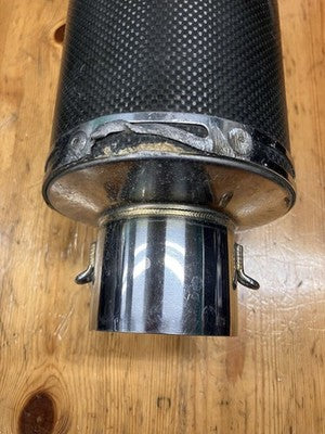 Overracing Carbon Silencer 60.5mm Diameter Motorcycle Exhaust