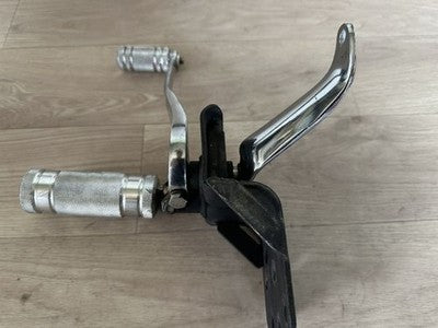 Harley-Davidson Shovelhead Evo Left Rearsets Bracket Footpeg Step