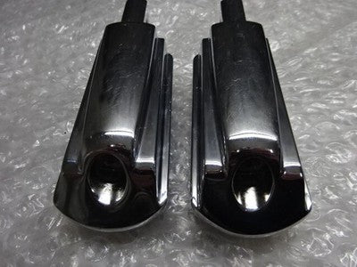 Harley-Davidson OEM Chrome Rubber Custom Footpegs Small Passenger