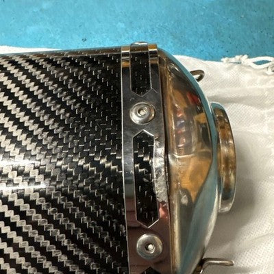 LCIPARTS Kawasaki ZX-25R Twin End Carbon Slip-On Muffler 2023+