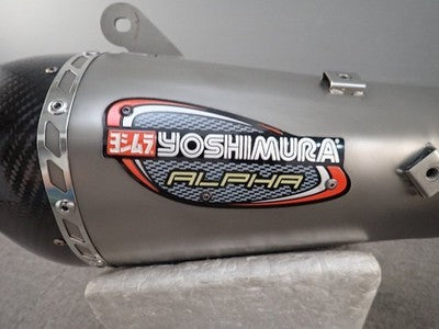 Yoshimura Alpha Kawasaki ZX-6R 09-25 Carbon Slip-On Muffler