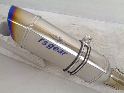 Aruz R's Gear GP Spec Honda CBR400R NC56 Slip-On Titanium Muffler JMCA