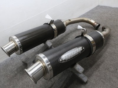 Striker Honda VTR1000F Stainless Steel Carbon Slip-On Muffler
