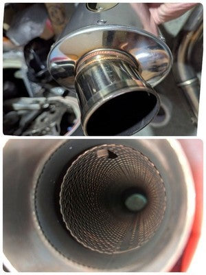 Tsugite Racing TR Kawasaki ZX-10R 04-05 Slip-On Muffler Stainless Titanium