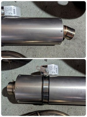 Tsugite Racing TR Kawasaki ZX-10R 04-05 Slip-On Muffler Stainless Titanium