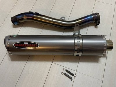BEET New NASRERT-R Kawasaki 1400GTR Titanium Slip-On Muffler JMCA