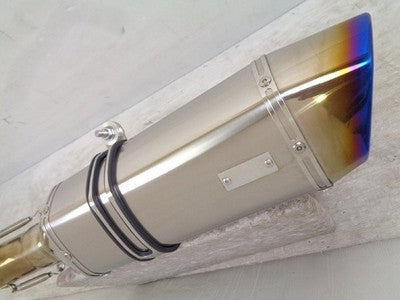 Aruz R's Gear GP Spec Honda CBR400R NC56 Slip-On Titanium Muffler JMCA