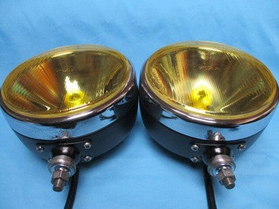 PIAA Rally Professional H4 Lamp Set Yellow Road Large Vintage Rare