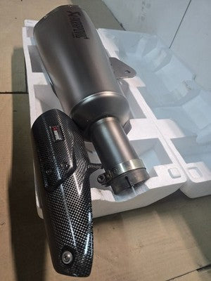 Akrapovic BMW R1200RS R1200R Slip-On Muffler Titanium Carbon 2015-2019