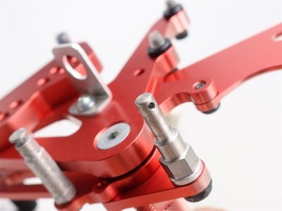 Striker Honda CBR650R RH03 Rearset Kit Red Anodized 2021