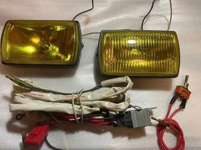 PIAA Square Fog Light Lens Kit with Relay Harness Classic Car