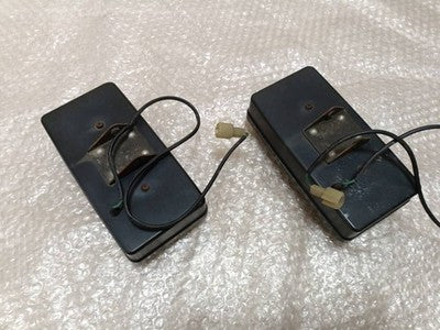Vintage Toyota Nihongiken Square Fog Lamps Halogen Yellow AE86 GX71 MR2 Pair