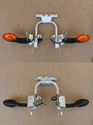 Ducati Monster S4RS Genuine OEM Headlight Stay Top Bridge Stem Mirror Set