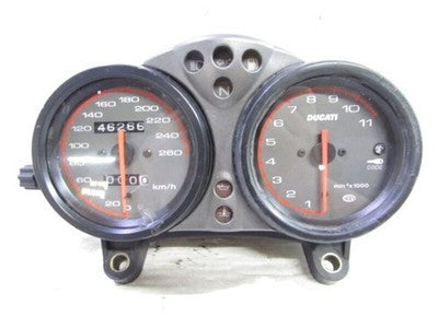 Ducati Monster S4 M400 Genuine Instrument Cluster ECU CDI Key Set Red
