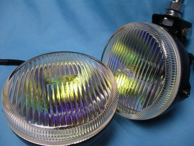PIAA 510 Fog Light Kit 100mm H3 12V 85W Harness Set Rare Vintage