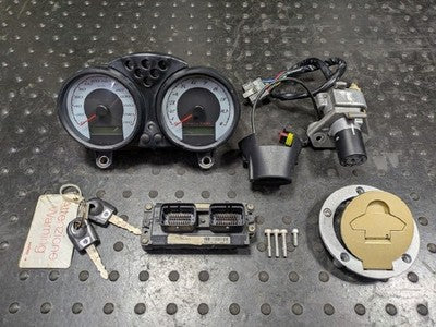 Ducati Monster S2R 1000 Genuine OEM Ignition Key Set ECU Meter