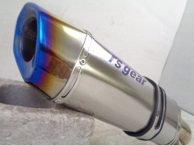 Aruz R's Gear GP Spec Honda CBR400R NC56 Slip-On Titanium Muffler JMCA
