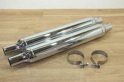 Harley-Davidson 3.25 inch Chrome Cigar Silencer Shovelhead FLH FLSTS