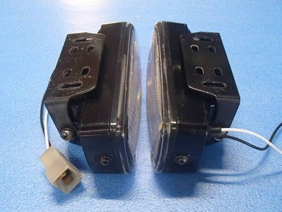 PIAA 1500 Square Fog Light Set H3 Halogen Multi-Coat Lens