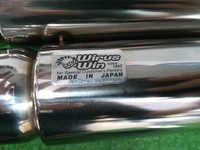 WirusWin Atomic Twin Slip-On Muffler Popper Honda Zoomer-X