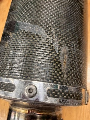 Overracing Carbon Silencer 60.5mm Diameter Motorcycle Exhaust