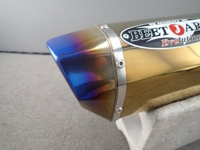 BEET Kawasaki ZX-6R 13-23 Titanium Slip-On Muffler JMCA