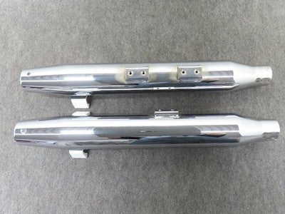 S&S Steel Slip-On Muffler Harley Softail FLSTFB FLSTF FXSTD 07-17