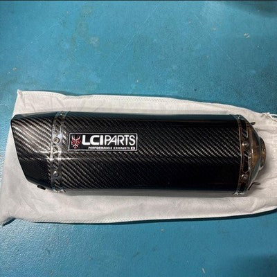 LCIPARTS Kawasaki ZX-25R Twin End Carbon Slip-On Muffler 2023+