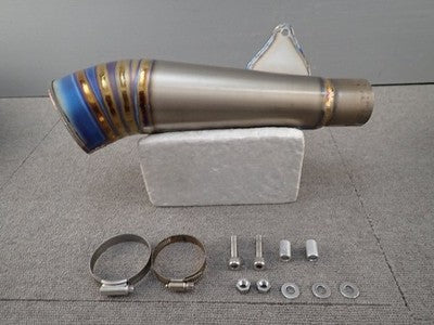 Asahina Racing Yamaha YZF-R1 15- GP Megaphone Slip-On Muffler Titanium