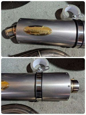 Tsugite Racing TR Kawasaki ZX-10R 04-05 Slip-On Muffler Stainless Titanium