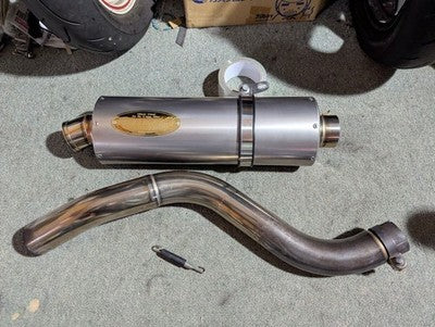 Tsugite Racing TR Kawasaki ZX-10R 04-05 Slip-On Muffler Stainless Titanium
