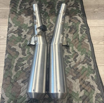 SPARK EXHAUST Slip-On Muffler Triumph Bonneville T100 2005-2015