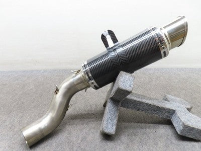 LCI Slip-On Exhaust Kawasaki Z900 2020+ Stainless Steel Carbon