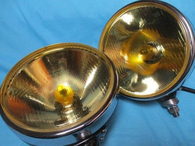 PIAA Rally Professional H4 Lamp Set Yellow Road Large Vintage Rare