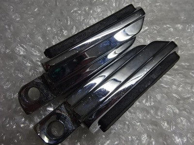 Harley-Davidson OEM Chrome Rubber Custom Footpegs Small Passenger