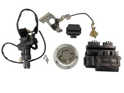 Kawasaki ZX-10R ZXT00D 06-07 Ignition Key Set ECU Immobilizer Tank Cap