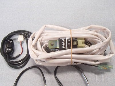 PIAA 002 Round Fog Lamp H3 35W 50mm Yellow Pair Relay Harness