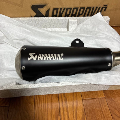 AKRAPOVIC Slip-On Muffler for Husqvarna VITPILEN 401 SVARTPILEN 250 401 125