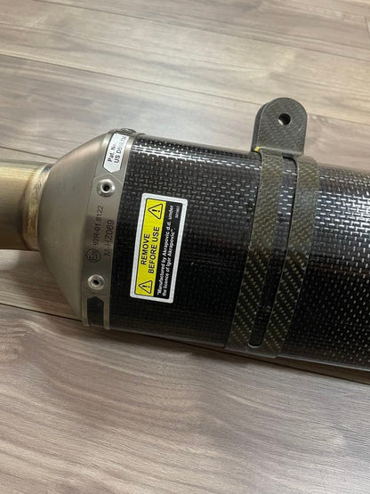 Akrapovic Slip-On Muffler Exhaust for Kawasaki Ninja ZX-6R 2021
