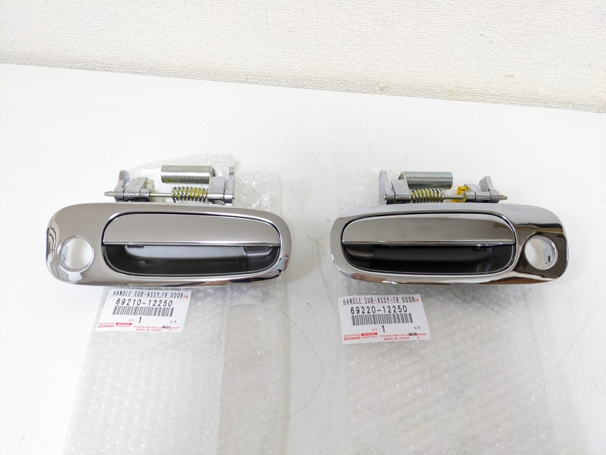 Toyota Genuine MR2 Spyder ZZW30 Chrome Outer Door Handle LH+RH set