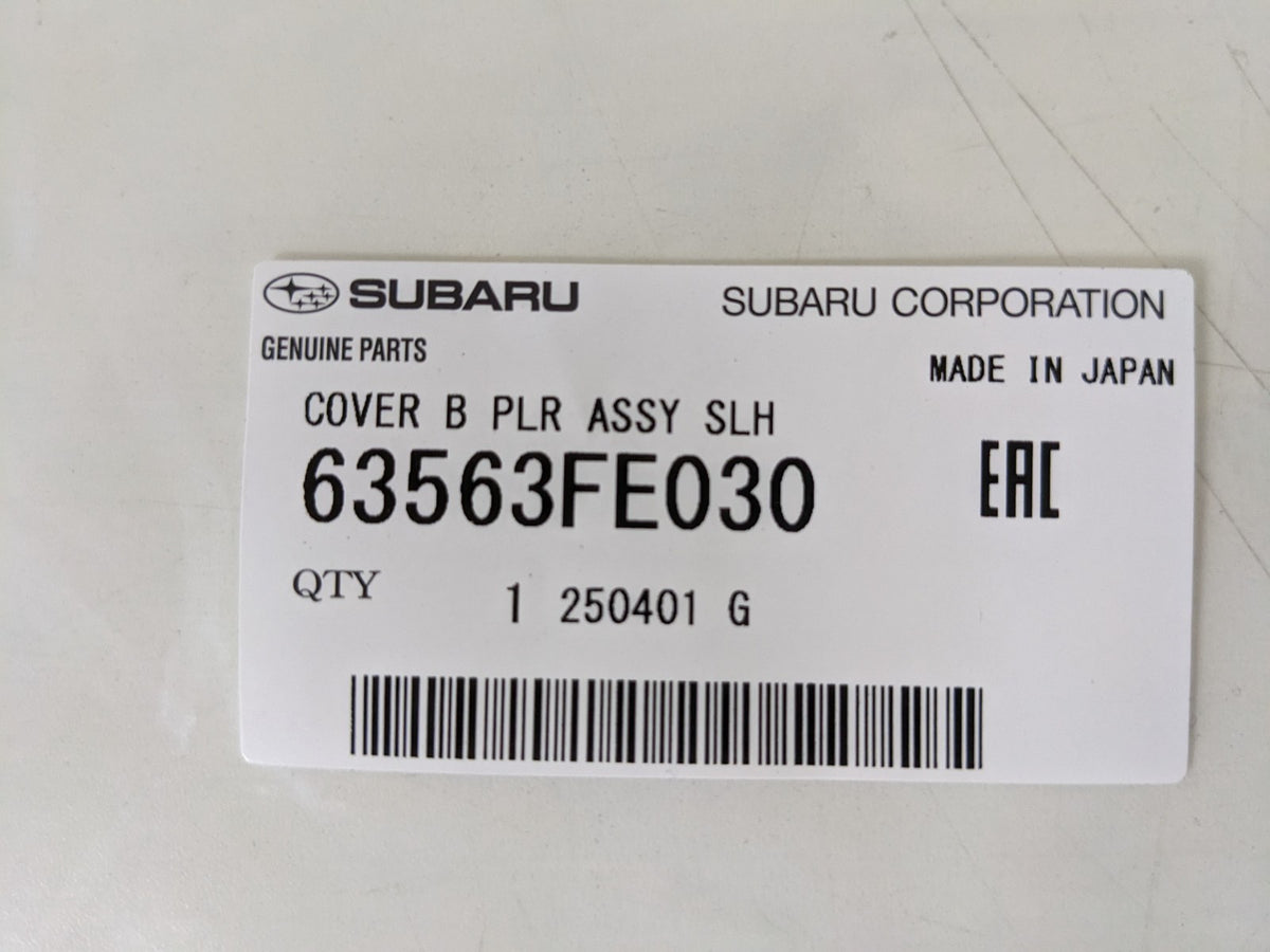 SUBARU Genuine OEM IMPREZA WRX STi 2002-2007 B Pillar Cover Garnish RH & LH Set