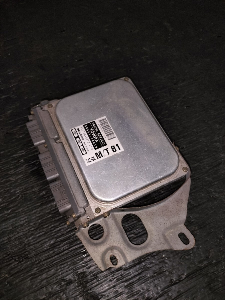 Toyota Supra JZA80 2JZ-GE Engine Computer ECU 89661-14610 JDM Genuine OEM