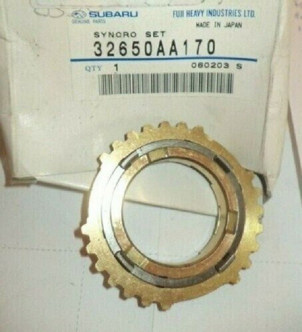 32650AA170, SUBARU GENUINE SYNCHRONIZER SET IMPREZA LEGACY FORESTER WRX LEVORG