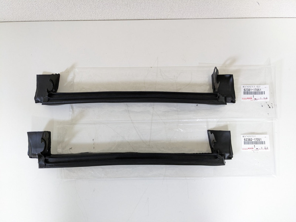 Genuine Toyota MR2 SW20 SW21 Weatherstrip Roof Side Rail Weather Strip RH LH Set