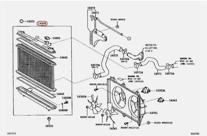 Toyota voxy ZRR75 ZRR70W RADIATOR ASSY set OEM 16400-28290,16400-37220